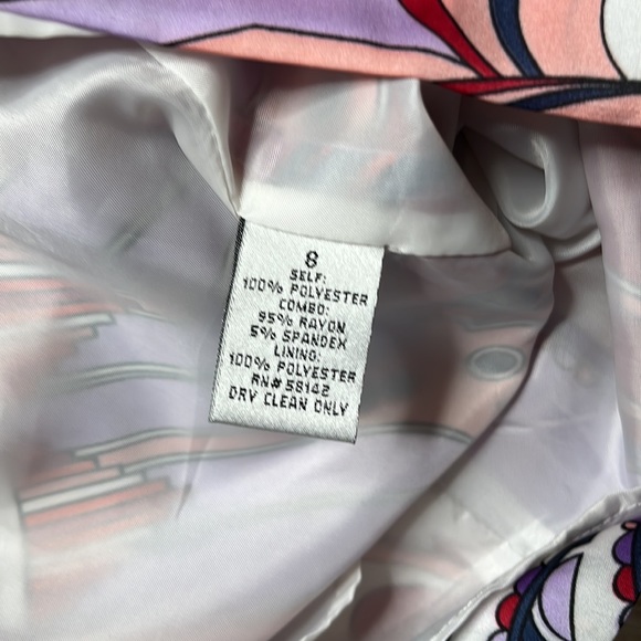 London Style High Waisted print dress Size 8 - Picture 8 of 8